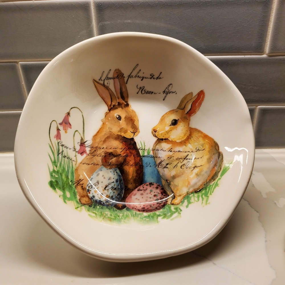 Effetti diArte Bunny spring serving bowl, 10 inches